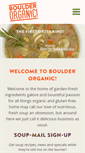 Mobile Screenshot of boulderorganicfoods.com